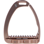 Tech Stirrups Étriers Venice Plus Swarovski Dressage Or rose