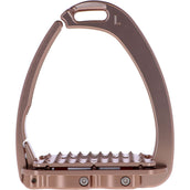 Tech Stirrups Étriers Venice Plus Swarovski Dressage Or rose