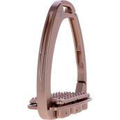 Tech Stirrups Étriers Venice Plus Swarovski Dressage Or rose