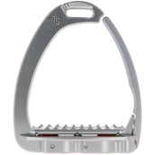 Tech Stirrups Étriers Venice Plus Swarovski Dressage Argent/Argent