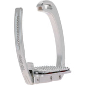 Tech Stirrups Étriers Venice Plus Swarovski Dressage Argent/Argent