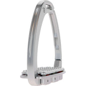 Tech Stirrups Étriers Venice Plus Swarovski Dressage Argent/Argent
