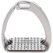 Tech Stirrups Étriers Venice Plus Swarovski Dressage Argent/Argent
