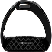 Tech Stirrups Étriers Venice Sloped Evo Swarovski Noir/Noir