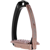 Tech Stirrups Étriers Venice Sloped Evo Swarovski Noir/Or rose