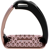 Tech Stirrups Étriers Venice Sloped Evo Swarovski Noir/Or rose