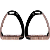 Tech Stirrups Étriers Venice Sloped Evo Swarovski Noir/Or rose