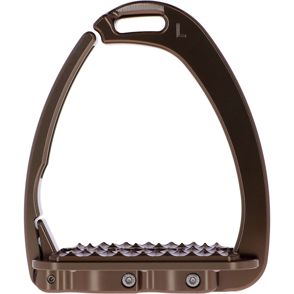 Tech Stirrups Étriers Venice Sloped Evo Swarovski Marron