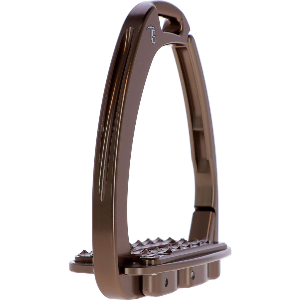 Tech Stirrups Étriers Venice Sloped Evo Swarovski Marron