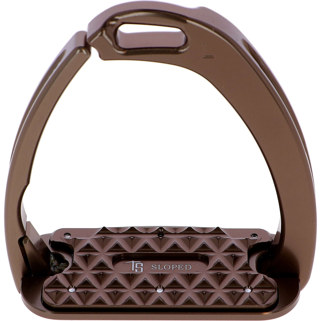 Tech Stirrups Étriers Venice Sloped Evo Swarovski Marron