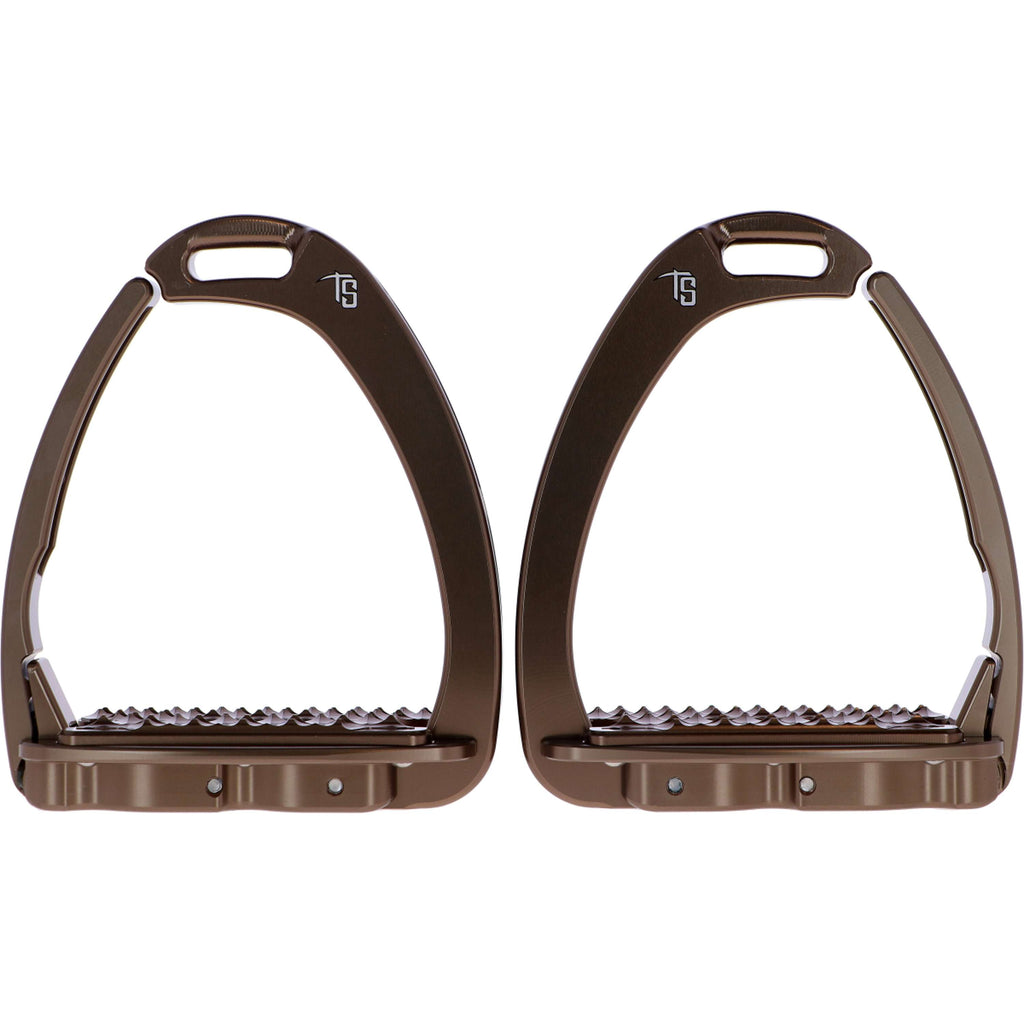 Tech Stirrups Étriers Venice Sloped Evo Swarovski Marron
