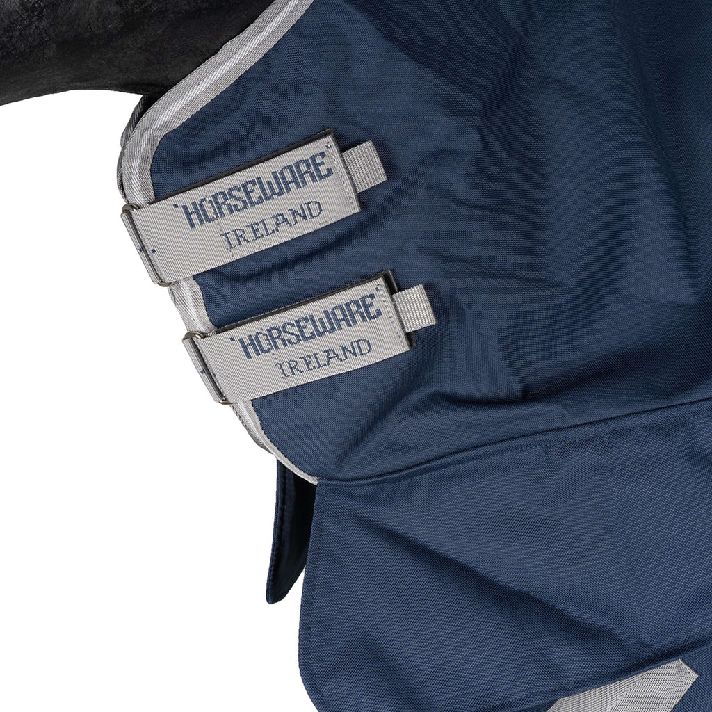 Amigo Turnout Rug Integrated 1200D 250g Navy/Titanium Grey/Silver