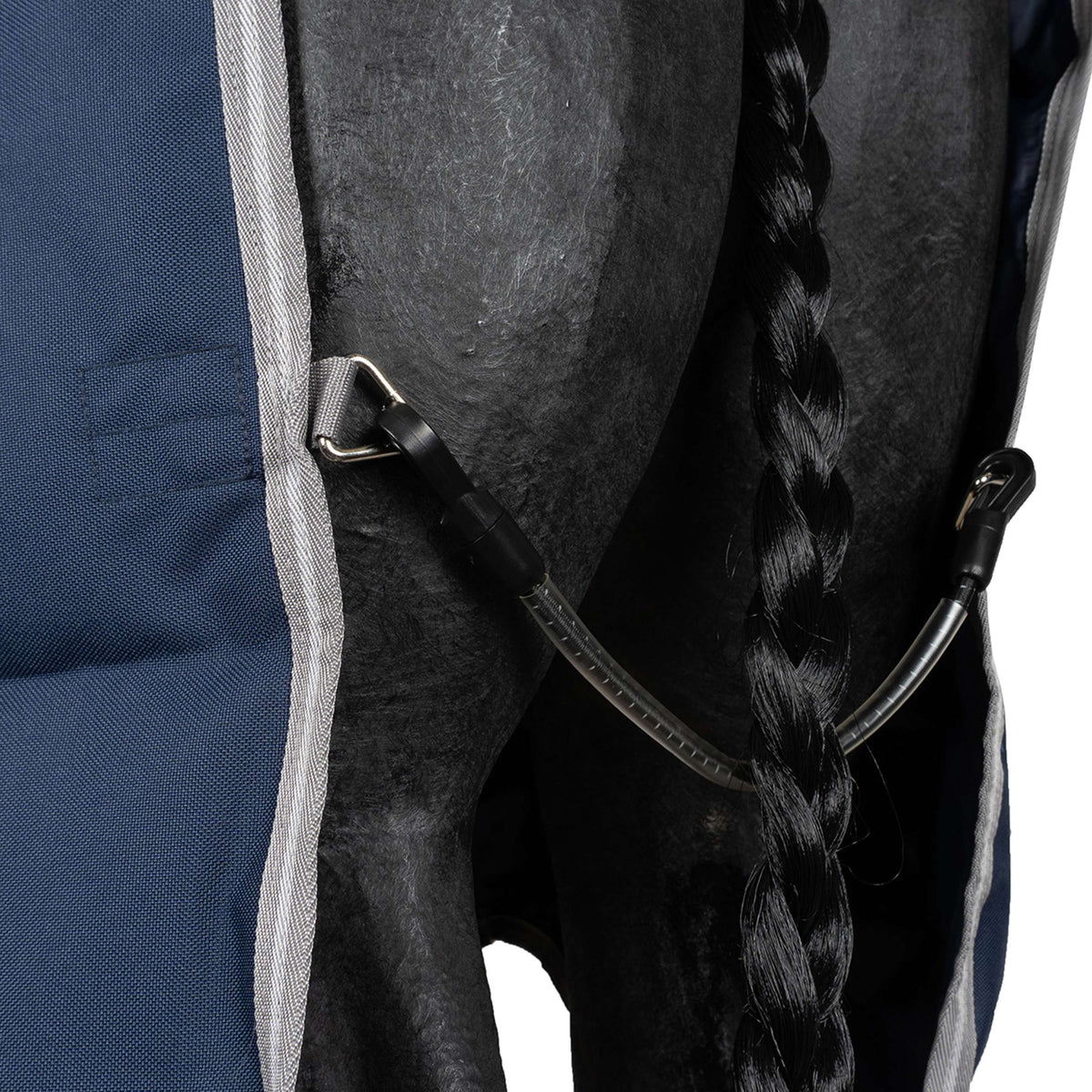 Amigo Chemise Turnout 1200D Integrated 0g Marine/Gris Titane/Argent