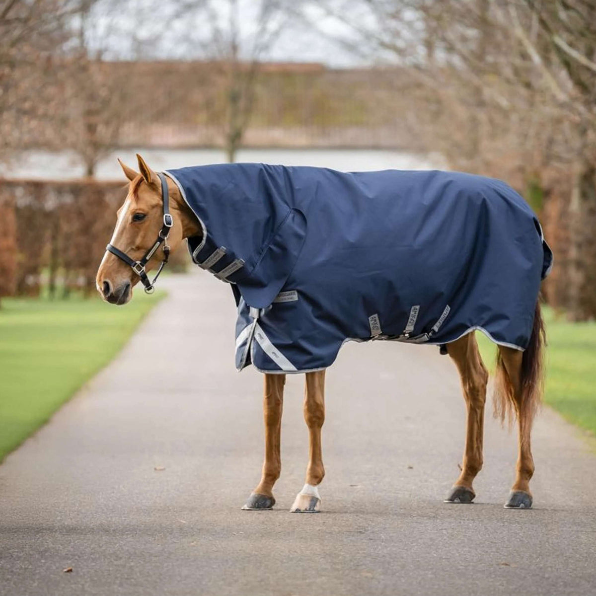 Amigo Chemise Turnout 1200D Integrated 0g Marine/Gris Titane/Argent