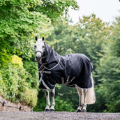 Amigo Chemise Turnout 1200D Plus 100g Noir/Gris Titane/Argent