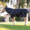 Amigo Turnout Rug 1200D Plus Pony 250g Black/Titanium Grey/Silver