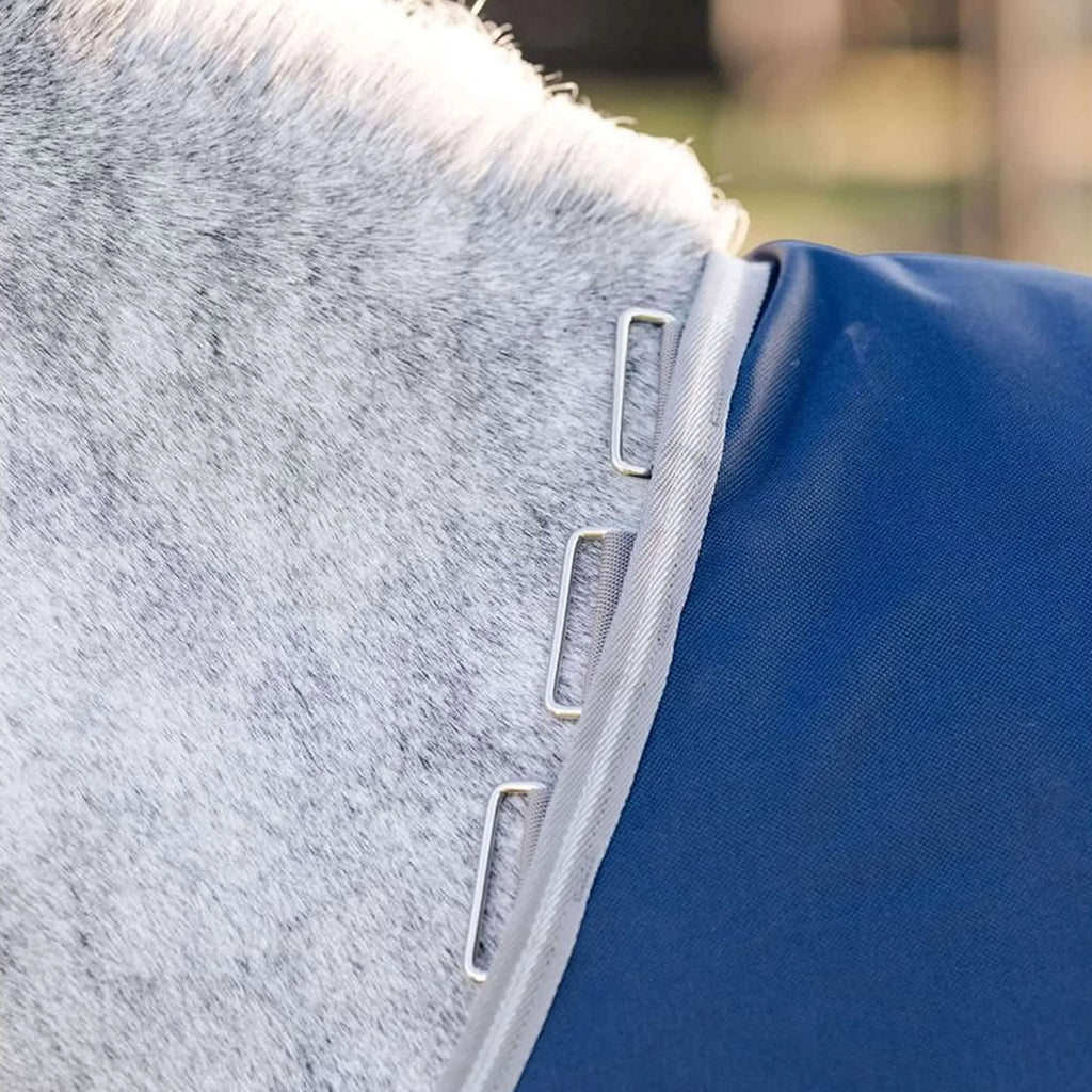 Amigo Chemise Turnout 1200D Plus Pony 0g Marine/Gris Titane/Argent