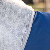 Amigo Chemise Turnout 1200D Plus Pony 0g Marine/Gris Titane/Argent
