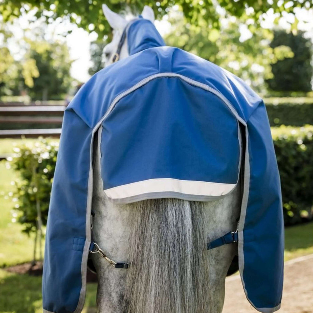 Horseware Therapy Turnout Ionic 100g Bleu Impérial/Argent/Marine