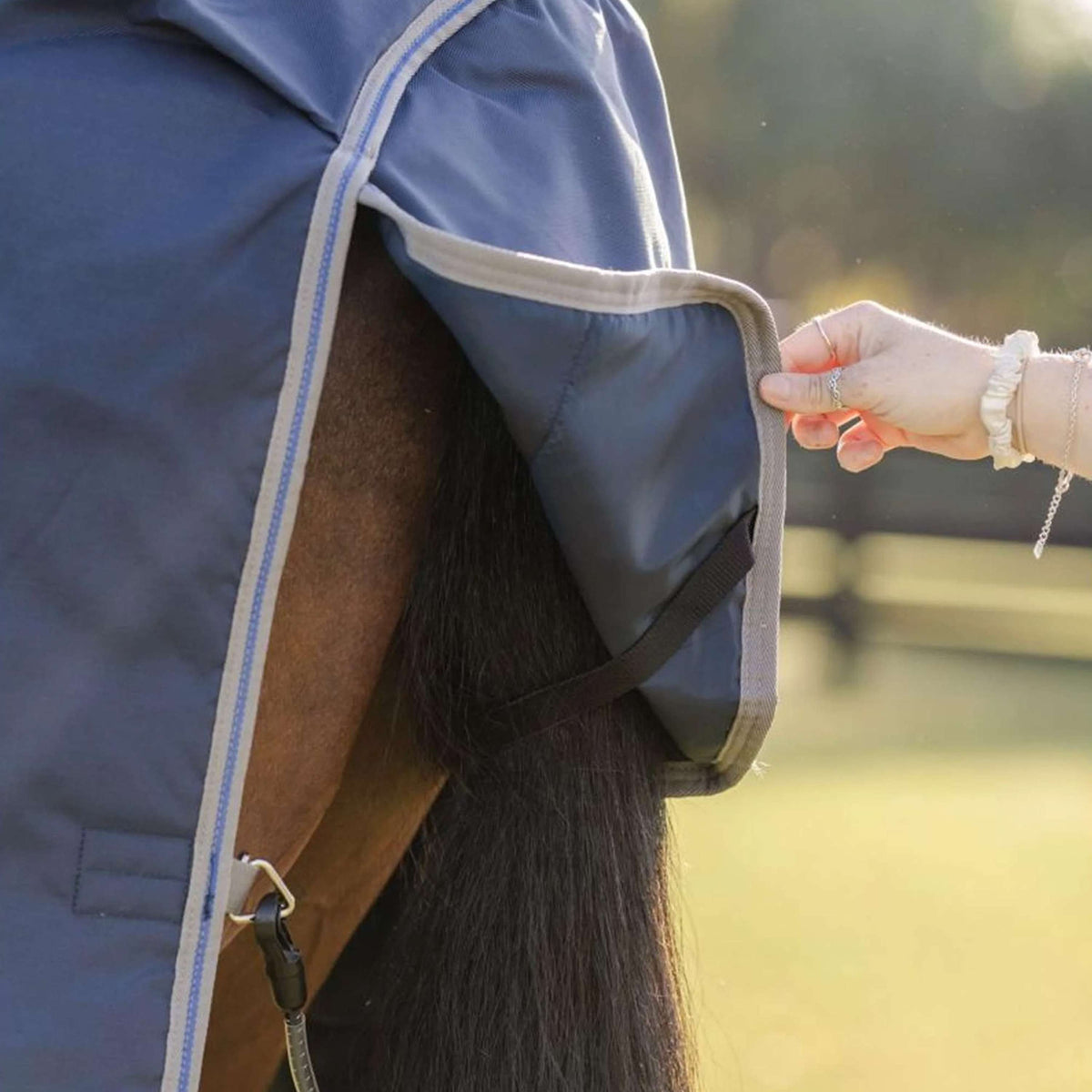 Rhino Chemise Turnout 100g Bleu marine/Gris titane/Bleu classique