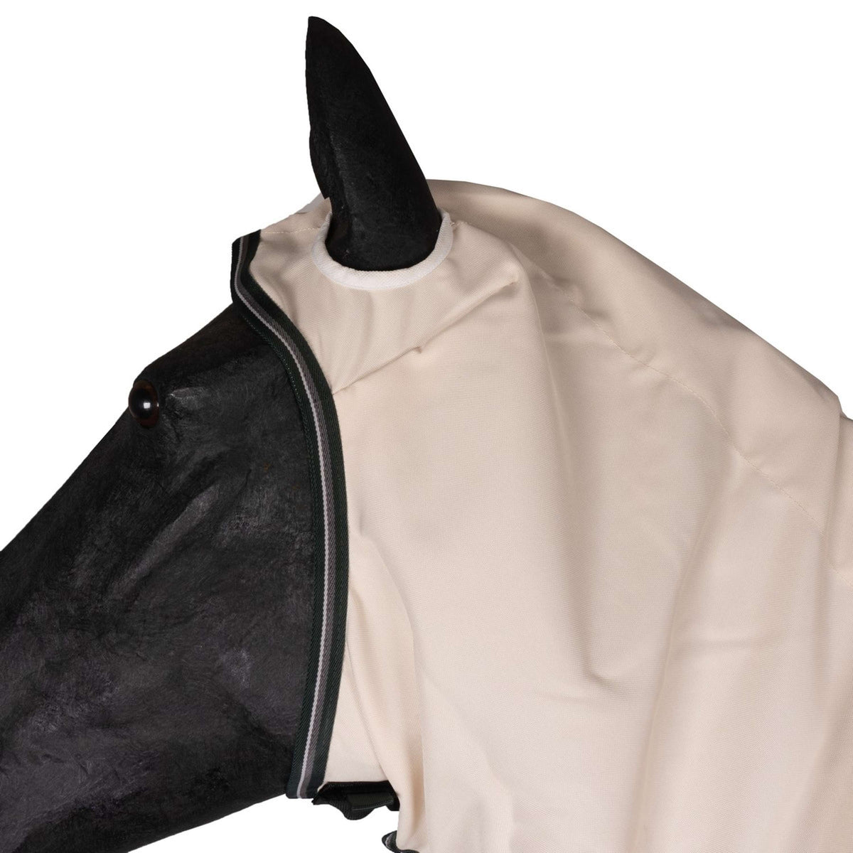 Rambo Pull col Hoodie Pony Craie/Vert chasseur/Argent