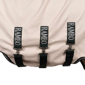 Rambo Pull col Hoodie Pony Craie/Vert chasseur/Argent