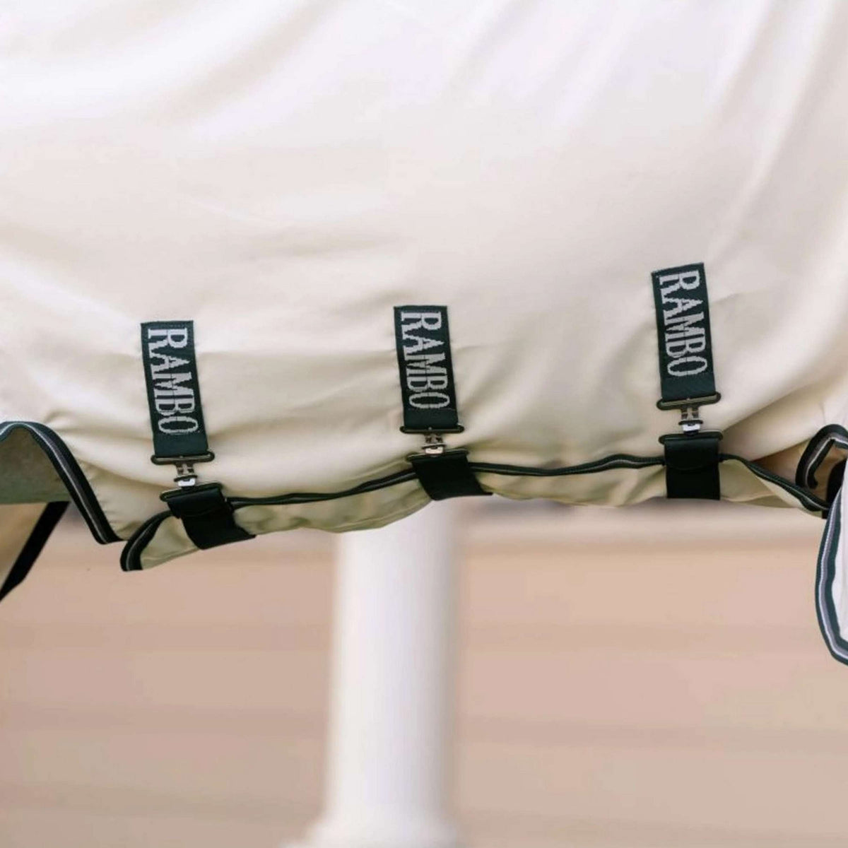 Rambo Pull col Hoodie XL Craie/Vert chasseur/Argent