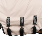 Rambo Pull col Hoodie Craie/Vert chasseur/Argent