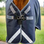 Rambo Chemise Turnout 1680D 0g Bleu marine/Gris orage/Argent