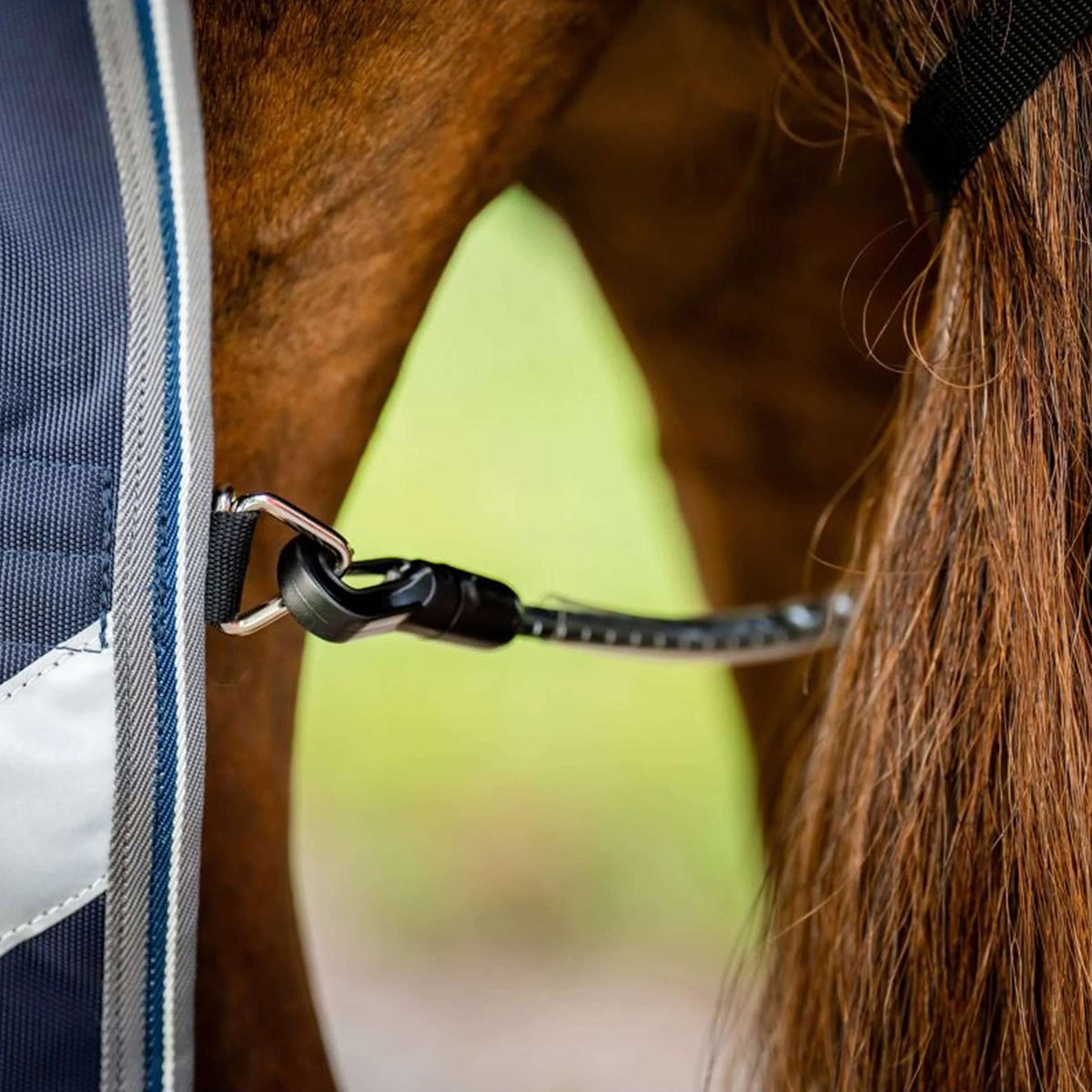 Rambo Chemise Turnout 1680D 50g Bleu marine/Gris orage/Argent