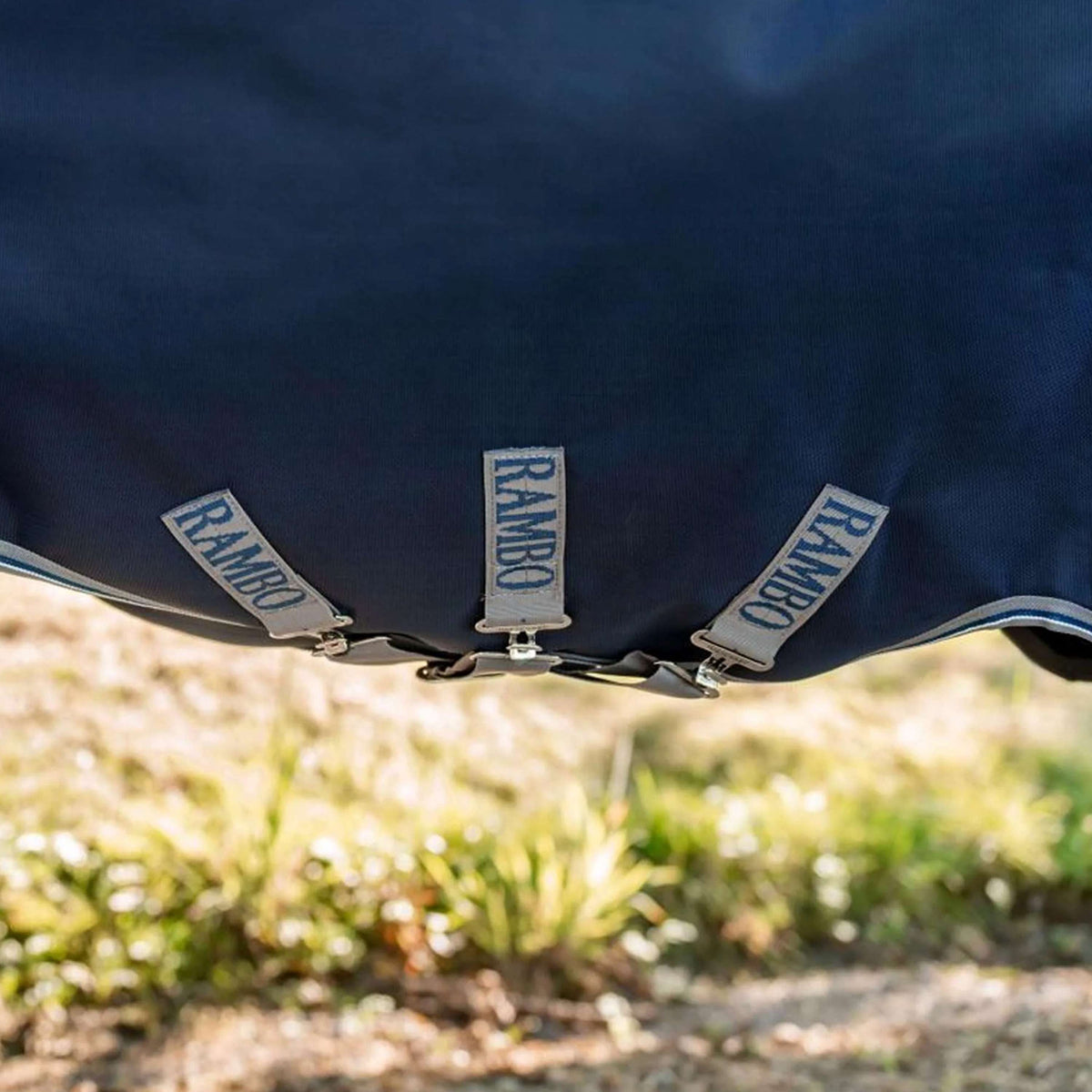 Rambo Chemise Turnout 1680D 50g Bleu marine/Gris orage/Argent