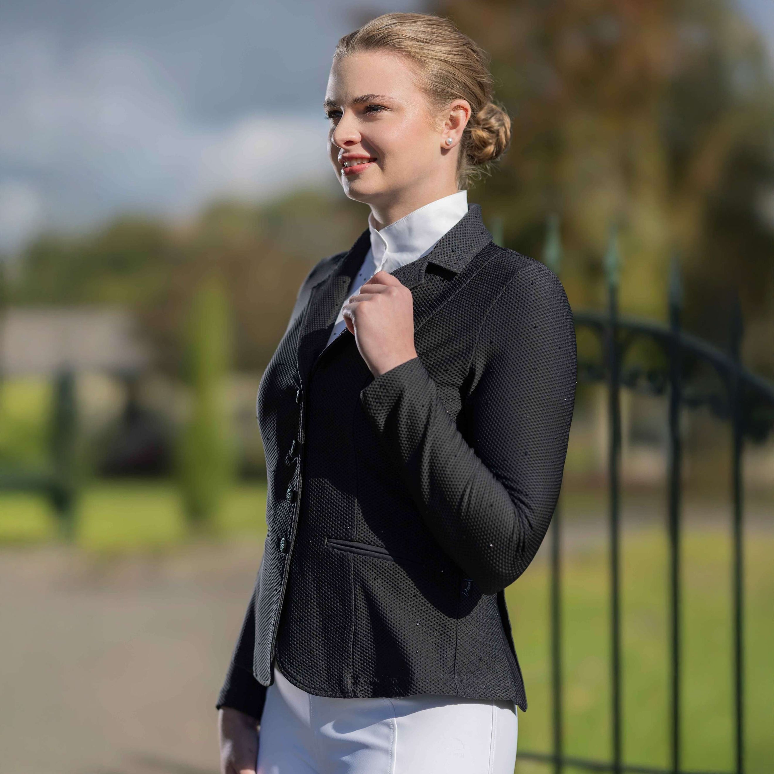 HKM Petite Veste de Concours Crystal Noir HKM Petite Veste de Concours Crystal Noir