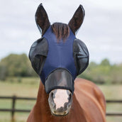 WeatherBeeta Masque Anti-Mouches ComFiTec Luxe Bug Eye Saver avec Oreilles et Nez Marin/Noir