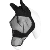 EQUITHÈME Masque Anti-Mouches Mesh UV Protection Avec Filet Nez Noir