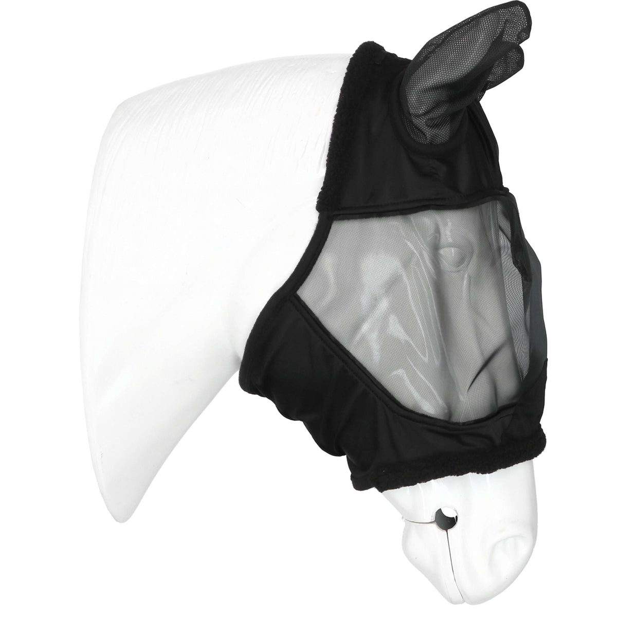 EQUITHÈME Masque Anti-Mouches Teddy UV Protection Noir