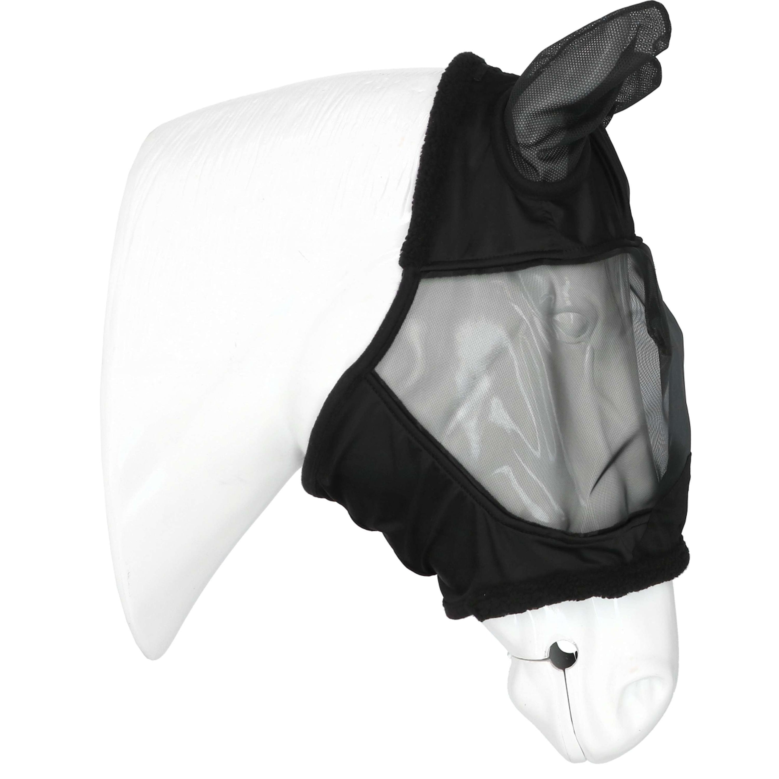 EQUITHÈME Masque Anti-Mouches Teddy UV Protection Noir