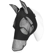 EQUITHÈME Masque Anti-Mouches Lycra UV protection Avec Filet Nez Noir