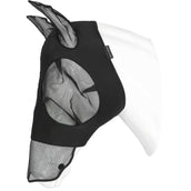 EQUITHÈME Masque Anti-Mouches Lycra UV protection Avec Filet Nez Noir