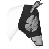 EQUITHÈME Masque Anti-Mouches Lycra UV protection Avec Filet Nez Noir