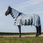 Riding World Couverture Anti-Mouches Belly Mesh Combo Gris