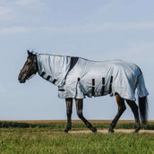 Riding World Couverture Anti-Mouches Belly Mesh Combo Gris