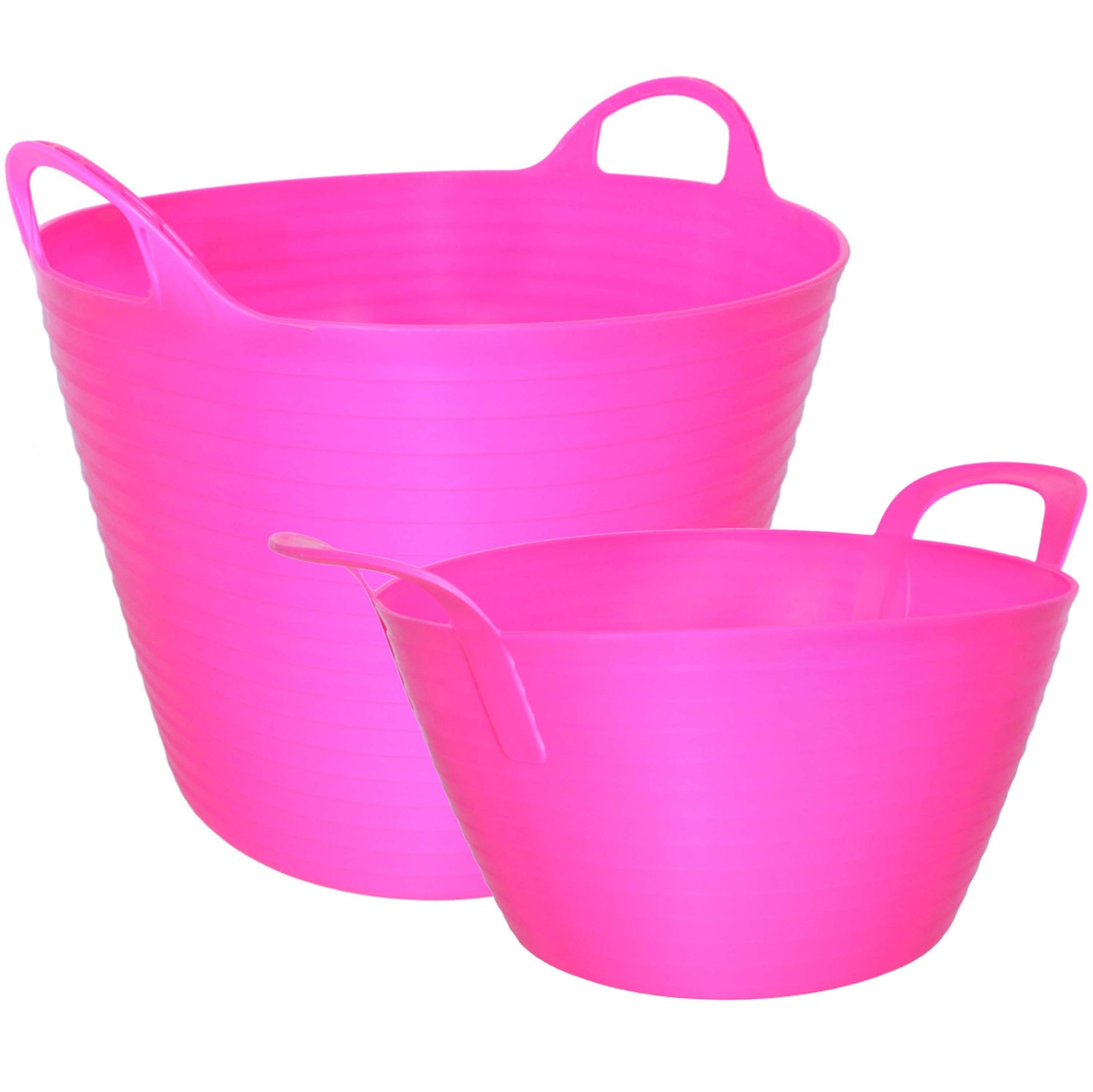 Kerbl Seau Flexible FlexBag Rose