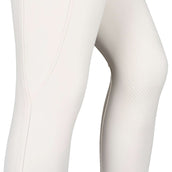 Montar Pantalon d'Équitation MoZuna Gun Metal Crystals Prise de Genou Warm Light Grey