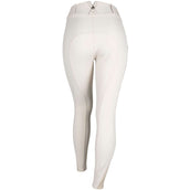 Montar Pantalon d'Équitation MoZuna Gun Metal Crystals Prise de Genou Warm Light Grey