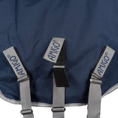Amigo Turnout Rug FieldSafe Plus 1200D 50g Navy/Titanium Grey/Silver
