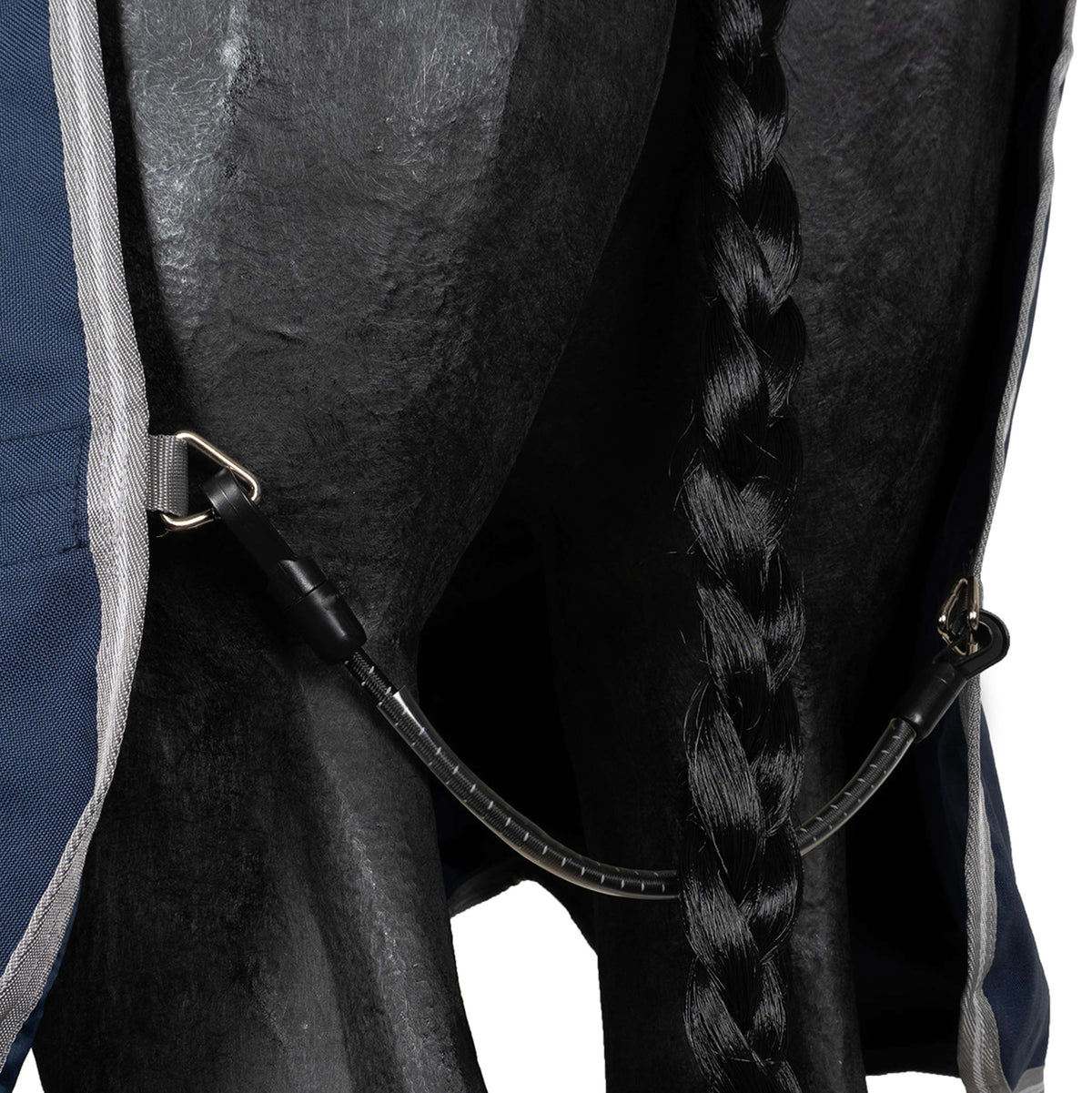 Amigo Turnout Rug FieldSafe Plus 1200D 50g Navy/Titanium Grey/Silver