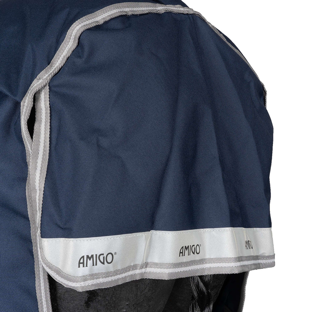 Amigo Turnout Rug FieldSafe Plus 1200D 250g Navy/Titanium Grey/Silver