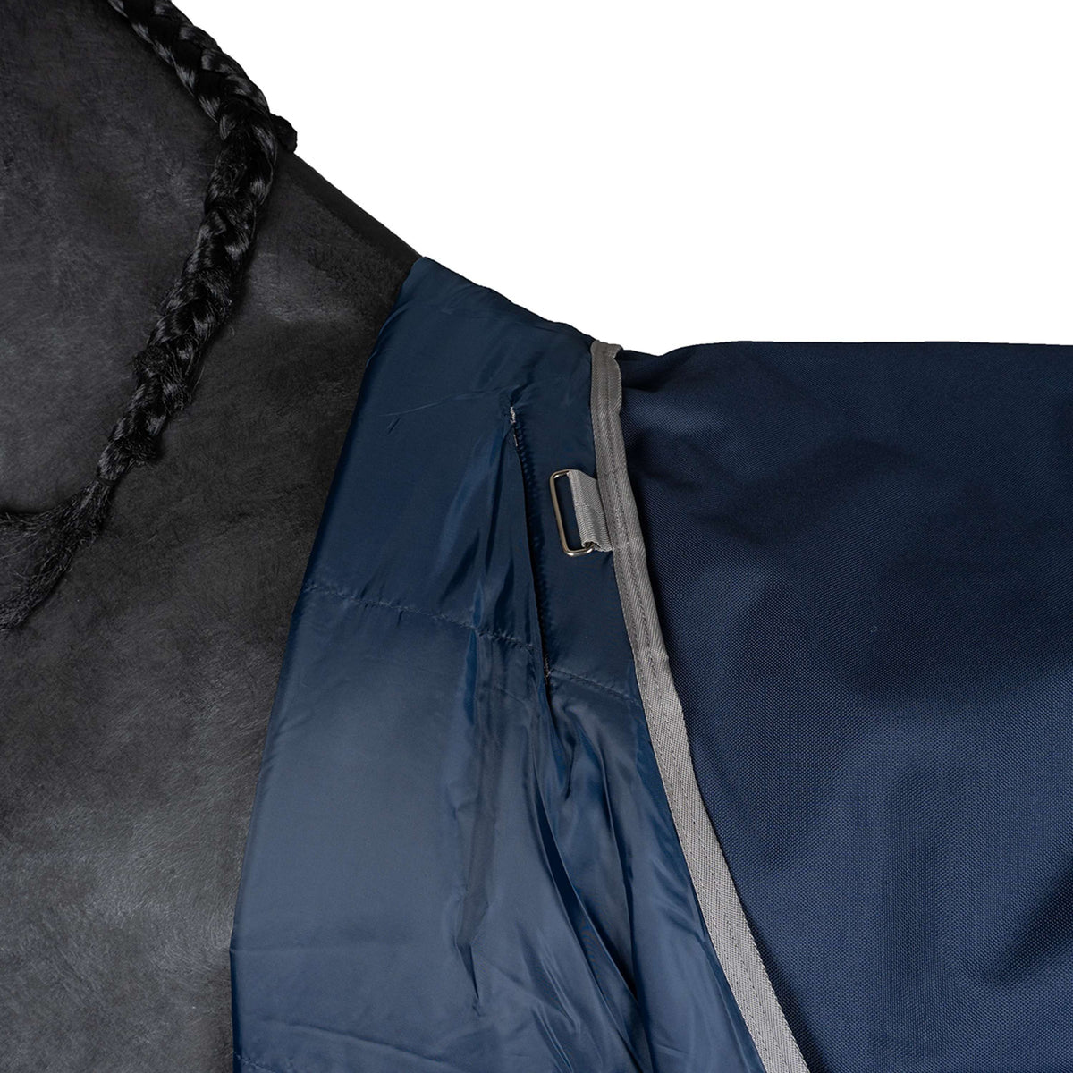 Amigo Turnout Rug FieldSafe Plus 1200D 50g Navy/Titanium Grey/Silver