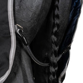 Amigo Turnout Rug Integrated 1200D 250g Black/Titanium Grey/Silver