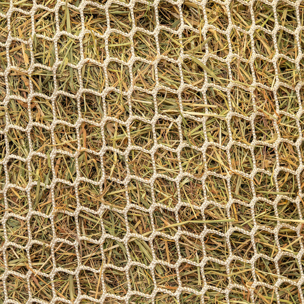 Agradi Horse Filet à Foin avec aide au remplissage Mesh 3x3cm Blanc